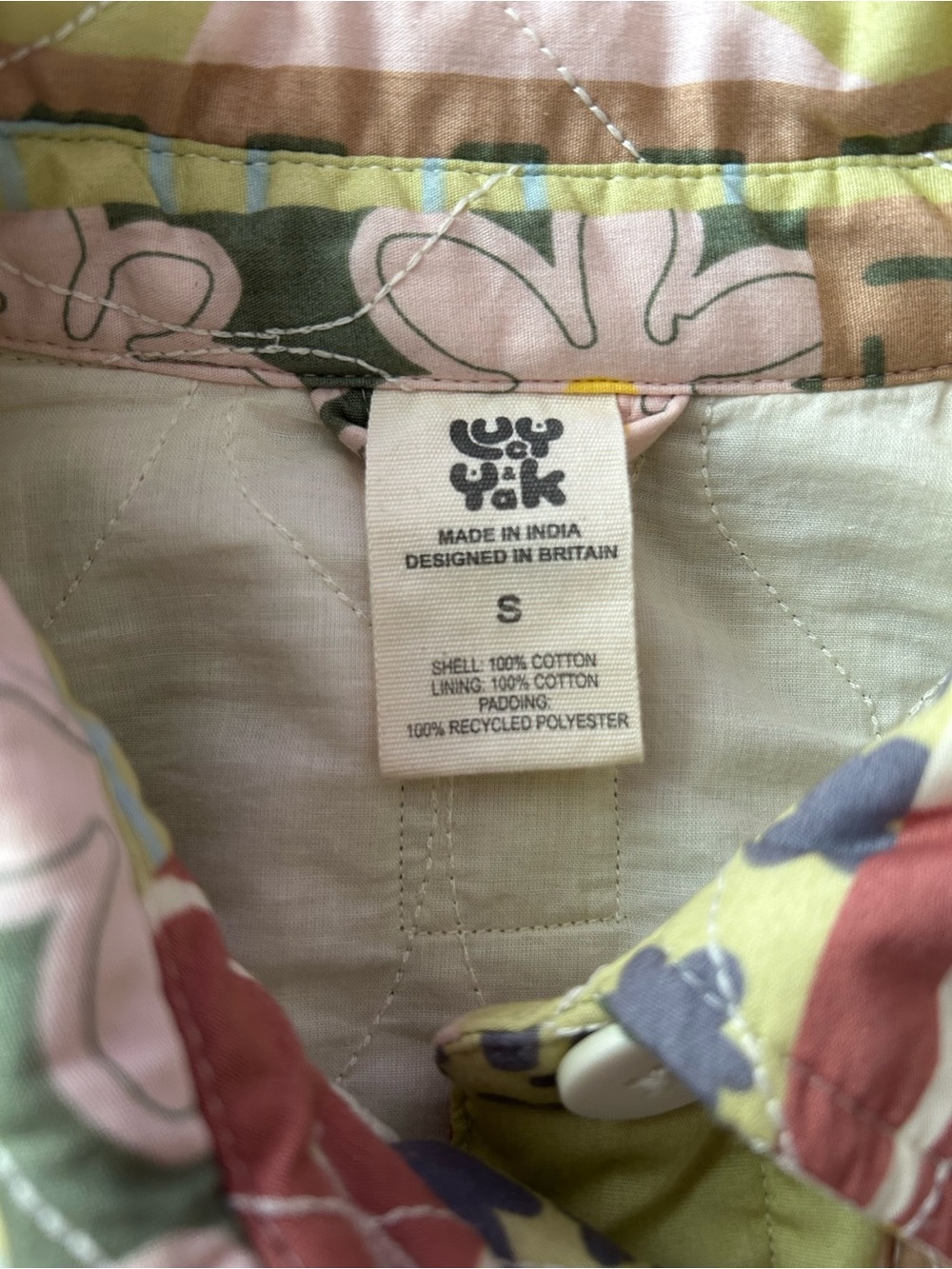 Lucy & Yak quilted patchwork jacket - Picture 3 of 5